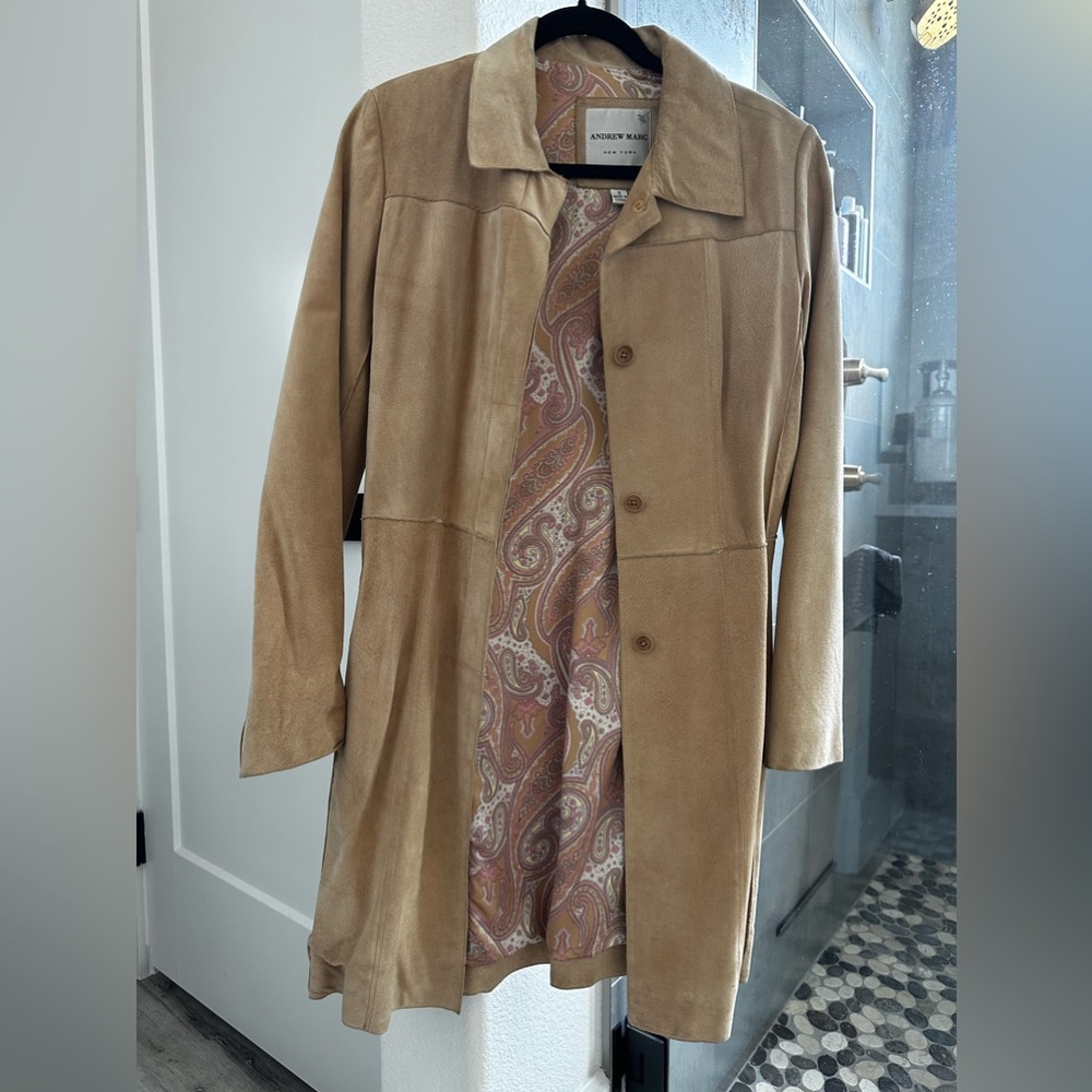 Suede Andrew Mark S coat